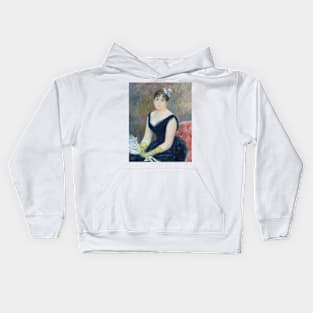 Madame Leon Clapisson by Auguste Renoir Kids Hoodie